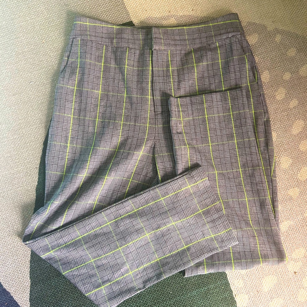 Bar III x Becca Tilly Plaid Tapered Pants